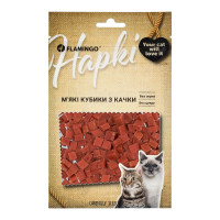 Flamingo Duck Cubes ласощі для котів з качкою, 50 г