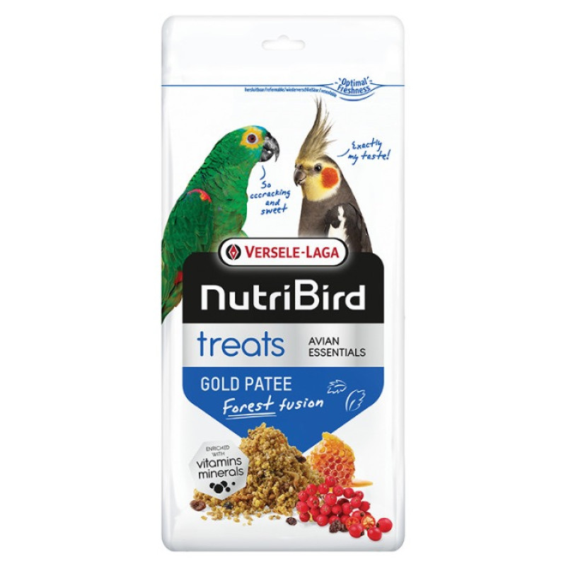 Versele-Laga NutriBird Gold Patee Forest Fusion корм с медом и ягодами для птиц, 250 гр
