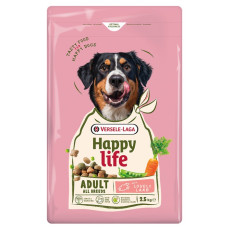 Happy Life Adult With Lamb сухий корм для собак з ягнятком, 2.5 кг