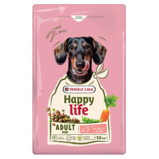 Happy Life Adult Mini With Lamb сухий корм для собак малих порід з ягнятком 2.5 кг