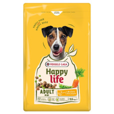 Happy Life Adult Mini With Chicken сухий корм із куркою для собак малих порід, 2.5 кг