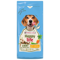 Happy Life Adult Light With Chicken сухой корм для собак с лишним весом, 12.5 кг