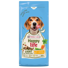 Happy Life Adult Light With Chicken сухий корм для собак із зайвою вагою, 12.5 кг