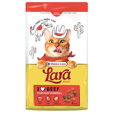 Lara Adult Beef flavour сухий корм для котів з яловичиною 7 кг