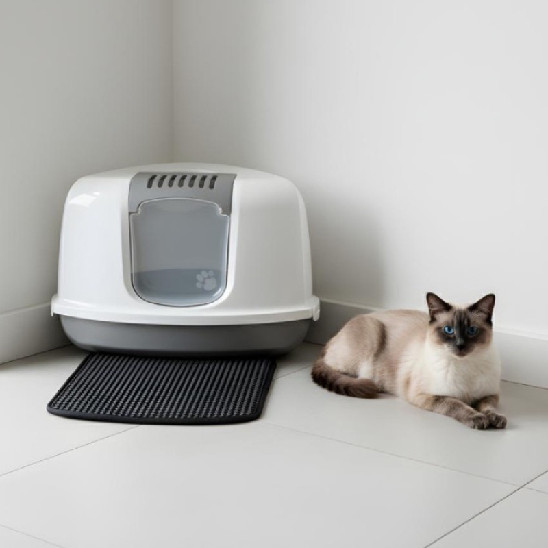 Savic Mat Nestor Corner коврик для кошачьего туалета, 47 х 40 см - фото 5