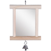 Flamingo Wooden Mirror игрушка для птиц