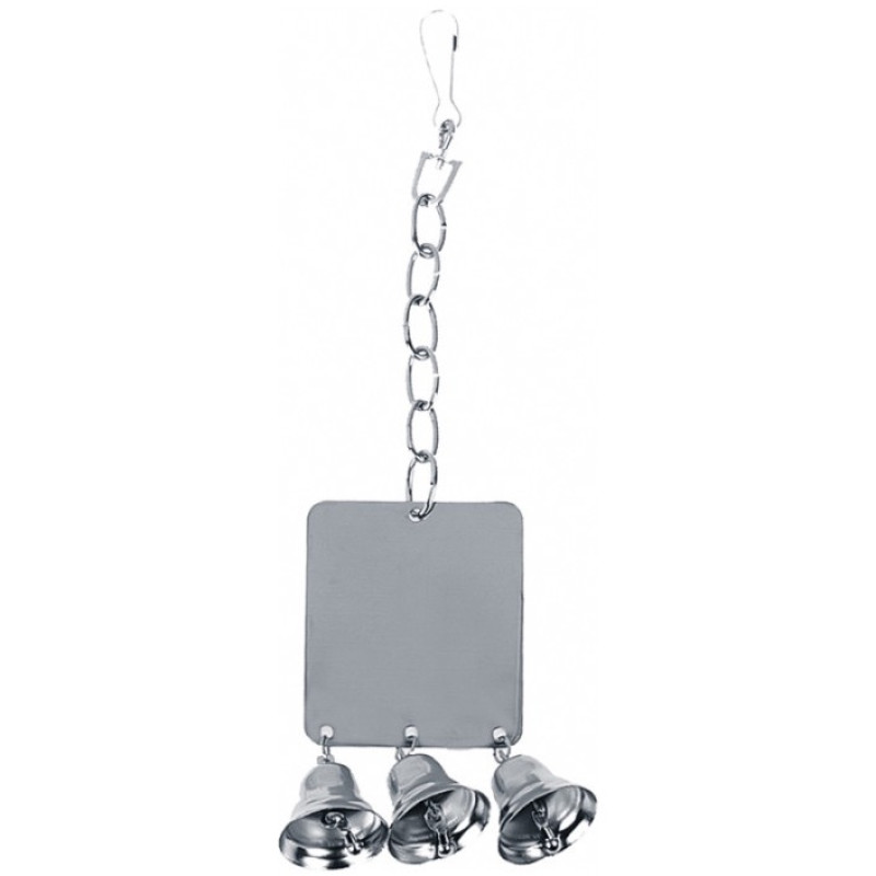 Flamingo Mirror + 3Bells игрушка для попугаев