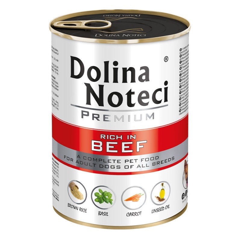 Dolina Noteci Premium Beef вологий корм із яловичиною для собак, 400 г