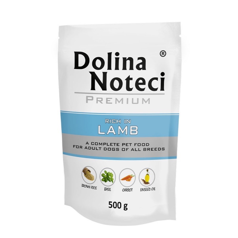 Dolina Noteci Premium Lamb вологий корм з ягнятиною для собак, 500 г