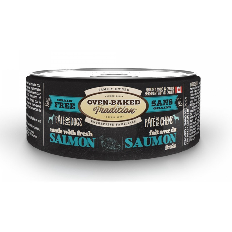 Oven-Baked Tradition Dog Salmon влажный корм с лососем для собак любого возраста 156 гр