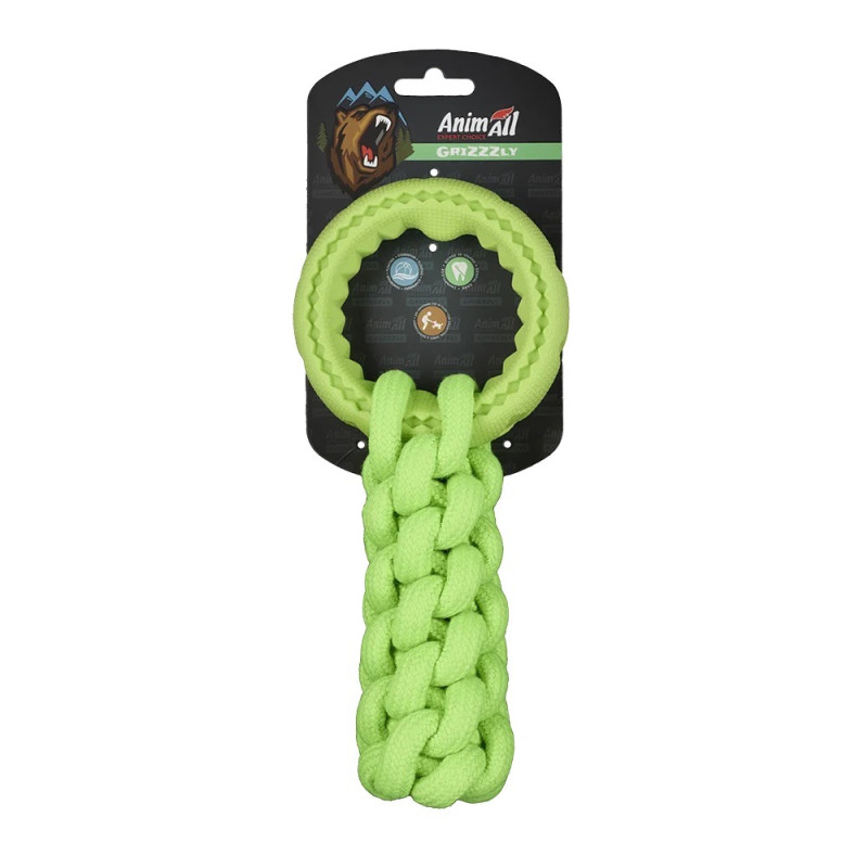 AnimAll GrizZzly Crossfit игрушка для собак, 24 см, зеленый