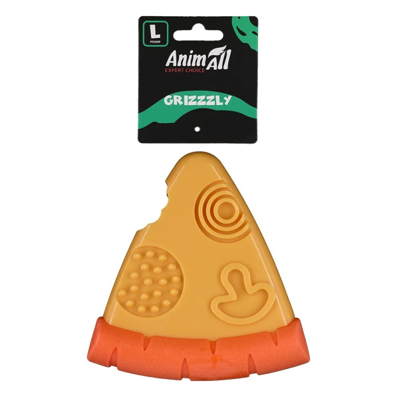 AnimAll GrizZzly Pizza іграшка для собак, 15 см - фото 3