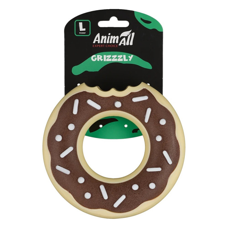 AnimAll GrizZzly Donut іграшка для собак, 15 см - фото 3