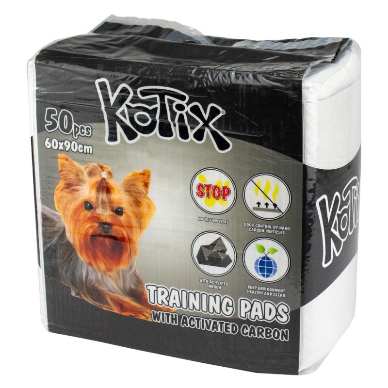 Kotix Carbon Pet Training Pads вугільні пелюшки для цуценят, 60 см х 90 см, 50 шт