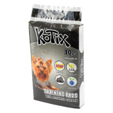 Kotix Carbon Pet Training Pads угольные пеленки для щенят, 60 см х 60 см, 10 шт