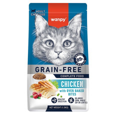 Wanpy Adult Cat GF Chicken сухой корм с курицей для котов, 1.5 кг