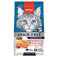 Wanpy Adult Cat GF Salmon сухой корм для котов с лососем, 1.5 кг
