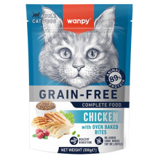 Wanpy Adult Cat GF Chicken сухой корм с курицей для котов, 500 гр
