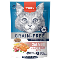 Wanpy Adult Cat GF Salmon сухой корм для котов с лососем, 500 гр