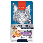 Wanpy Sterilized Cat GF Salmon & Tuna сухой корм для стерилизованных котов, 1.5 кг