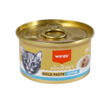 Wanpy Gourmet Gold Paste Chicken влажный корм для котят с курицей, 85 гр