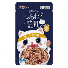 CattyMan Happy Time Hairball Care вологий корм для виведення шерсті у котів, 70 г