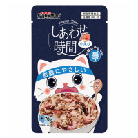 CattyMan Happy Time Digestive Health вологий корм з тунцем та креветками для котів, 70 г