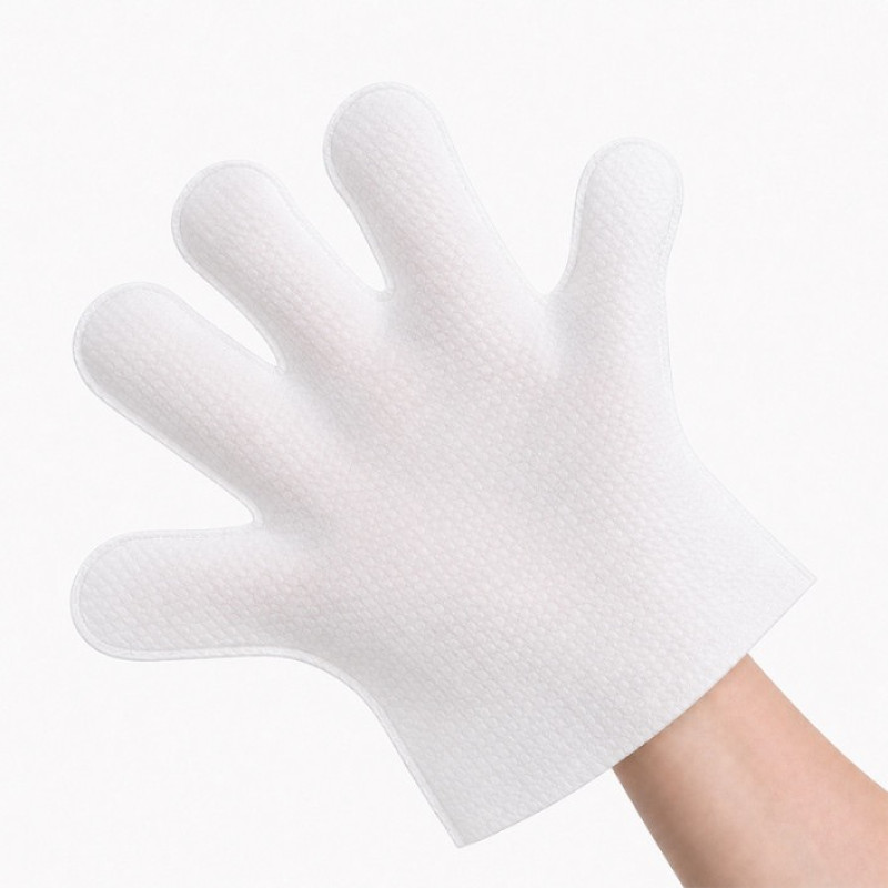 DoggyMan Cleaning Glove Wipes салфетка-рукавичка для ухода за шерстью собак и котов, 6 шт - фото 2
