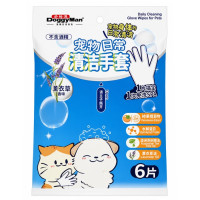 DoggyMan Cleaning Glove Wipes серветка-рукавичка для догляду за шерстю собак та котів, 6 шт