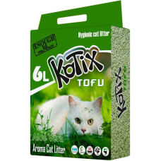 Kotix Tofu Aloe Vera соевый наполнитель для кошачьего туалета с ароматом алое вера, 6 л