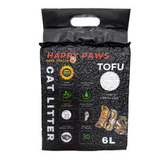 Happy Paws Classic соєвий наповнювач без запаху для котячих туалетів, 6 л