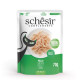Schesir Chicken Fillets влажный корм для котов с курицей в желе, 70 гр