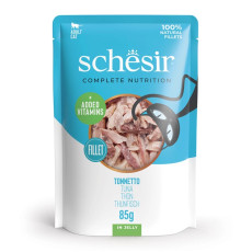 Schesir Tuna влажный корм для котов с тунцом в желе, 85 гр
