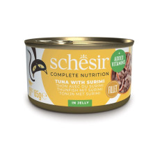 Schesir Tuna With Surimi влажный корм для котов с тунцом и сурими, 85 гр