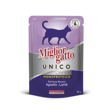 Morando Migliorgatto Unico Agnello вологий корм для котів з ягнятком, 85 гр