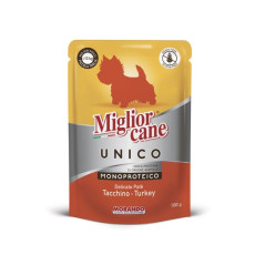 Morando Migliorcane Unico Taccino влажный корм для собак с индейкой, 100 гр