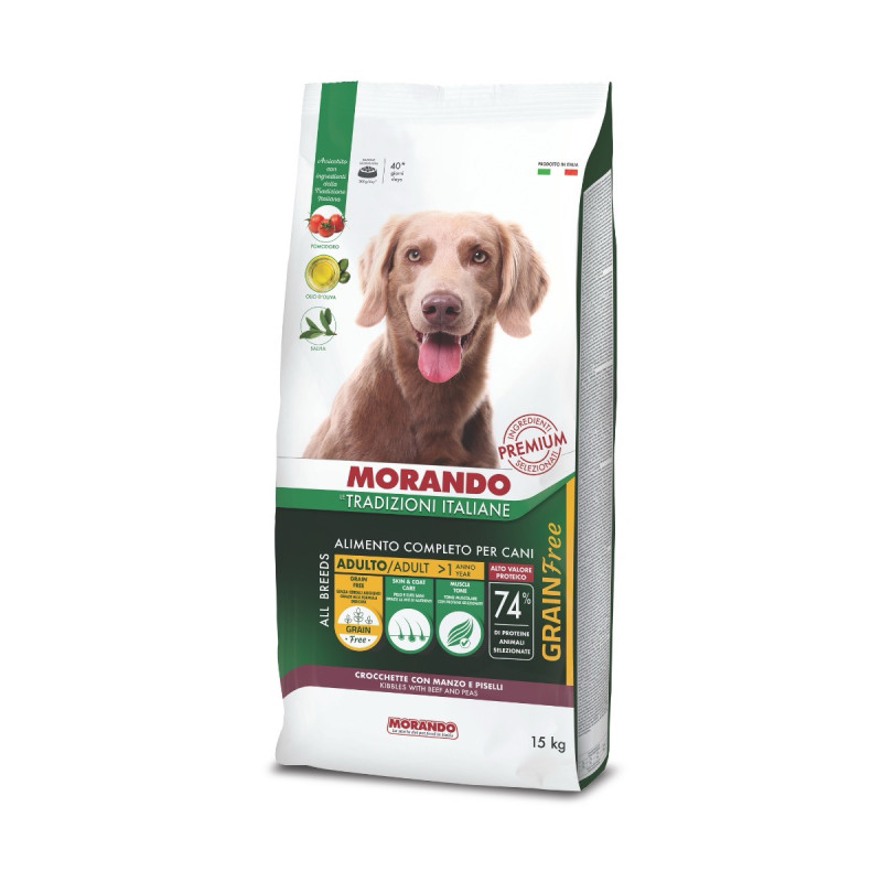Morando Tradizioni GF Dog Manzo сухой корм для собак с говядиной, 15 кг