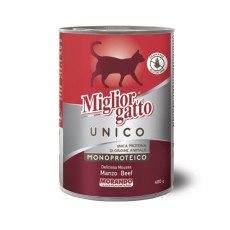 Morando Migliorgatto Unico Rustic Manzo вологий корм для котів з яловичиною, 400 гр