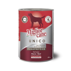 Morando Migliorcane Unico Rustic Manzo влажный корм для собак с говядиной, 400 гр