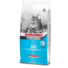 Morando Professional Cat Adult Fish сухой корм с рыбой для котов, 15 кг