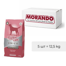 Morando Unico Dog Pork сухий корм для собак зі свининою, 5 шт х 2.5 кг