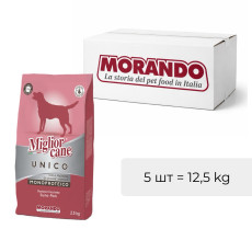 Morando Unico Dog Pork сухой корм для собак со свининой, 5 шт х 2.5 кг