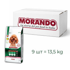 Morando Tradizioni Mini сухой корм со свининой для собак малых пород, 9 шт х 1.5 кг