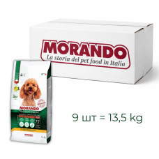 Morando Tradizioni Mini сухой корм с курицей для собак малых пород, 9 шт х 1.5 кг