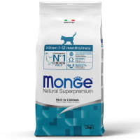 Monge Kitten Ricco сухий корм з куркою для кошенят, 1.5 кг