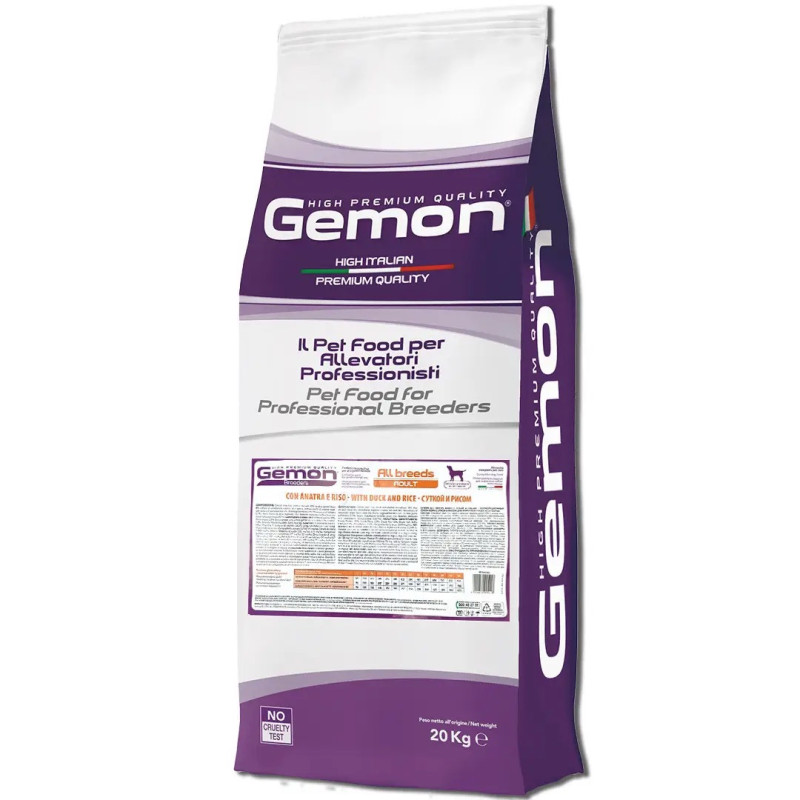 Gemon Dog All Breeds Adult Anatra сухой корм для собак с уткой, 20 кг