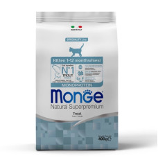 Monge Kitten Trota сухой корм с форелью для котят, 400 гр
