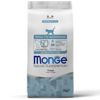 Monge Kitten Trota сухой корм с форелью для котят, 1.5 кг