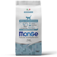 Monge Kitten Trota сухой корм с форелью для котят, 1.5 кг