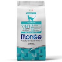 Monge Cat Sterilised Merluzzo сухий корм з тріскою для стерилізованих котів 1.5 кг